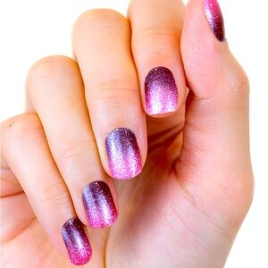 Color Street 4 packs ( Rule of Plum, Atomic Sparkle, Daisy Me Rolling, 1 in 4)